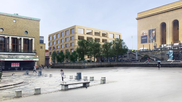 Konstnärliga, den nya byggnaden för Konstnärliga fakulteten, Göteborgs universitet