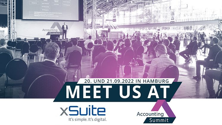 xSuite ist auf dem Accounting Summit 2022 vertreten. Bild. xSuite Group