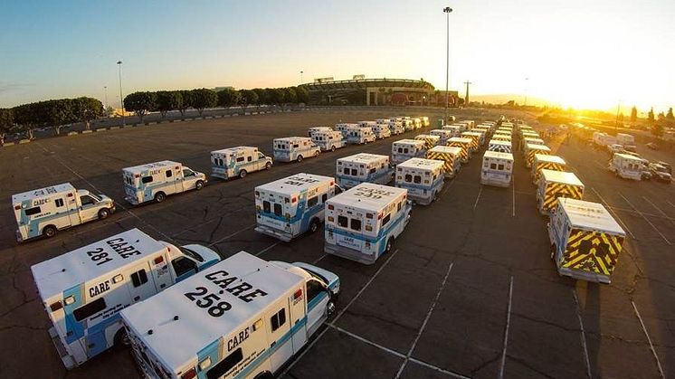 Falck  servicerer mere end fem millioner mennesker i Californien gennem selskabet Care Ambulance.