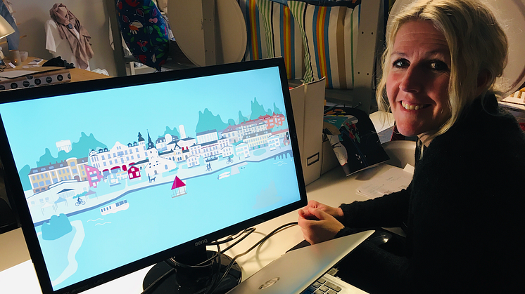 Pernilla Eriksson har på uppdrag av Lindesbergs Rotaryklubb designat den nya temabilden för LindeDagen.