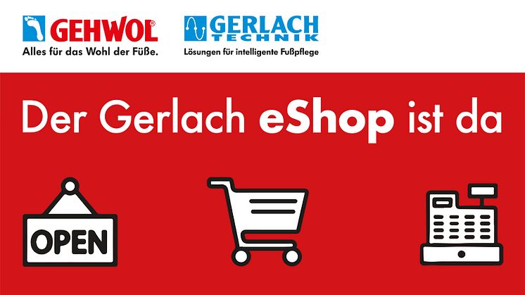 Für Fußpfleger, Podologen und das Apotheken-Team: Der neue eShop von Gerlach. Bild: Eduard Gerlach GmbH