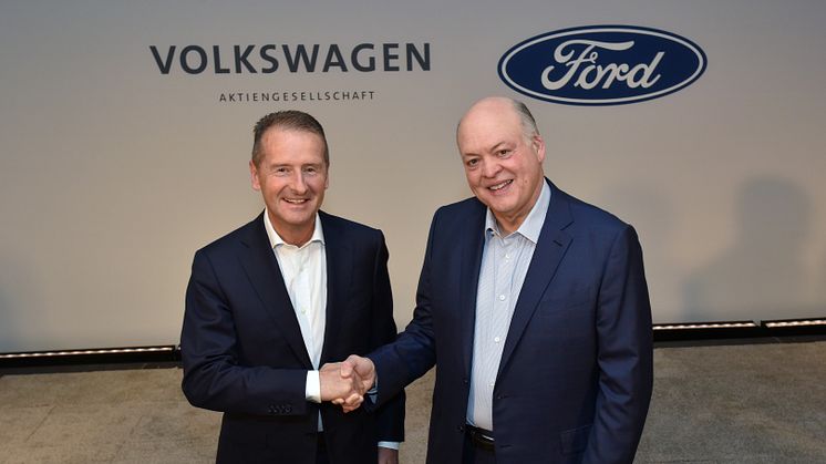 Ford og VW udvider samarbejde