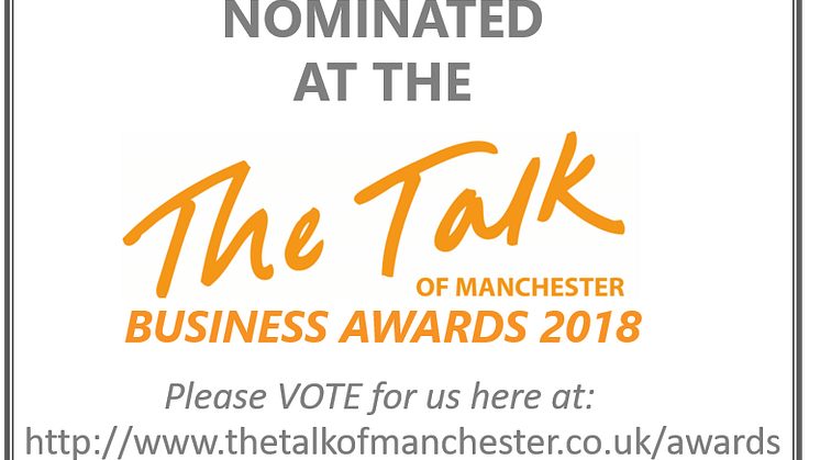 Talk of Manchester Business Awards 2018 - Finegreen shortlisted for Best Recruitment Company