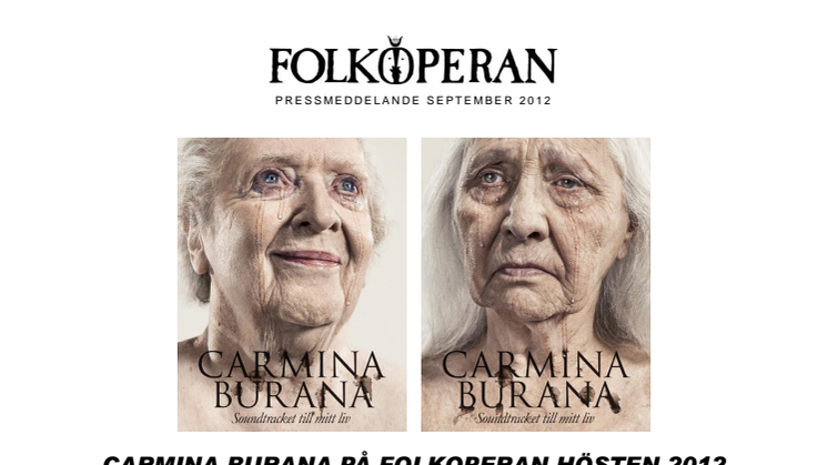 Carmina Burana på Folkoperan - om livet, döden och lite till