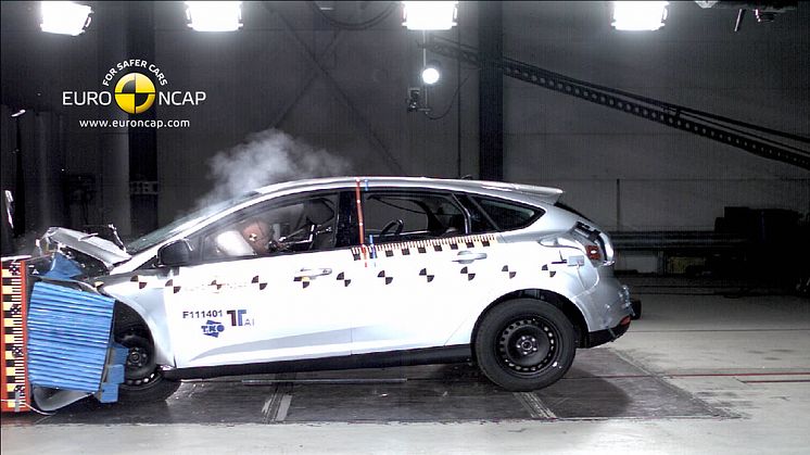 Nya Ford Focus skriver Euro NCAP-historia - Får utmärkelse för avancerad säkerhetsteknik  