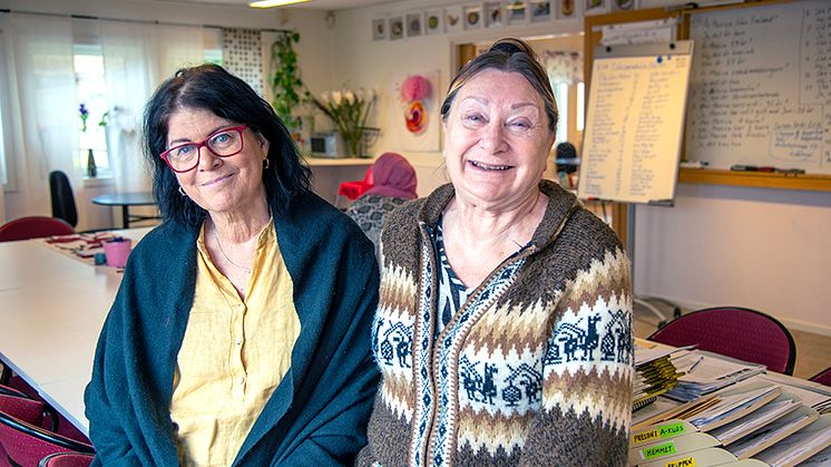 Kvinnocenters Marianne Lööf och Ann-Britt Svensson ser att behovet är stort och hoppas framöver kunna utöka sin verksamhet.