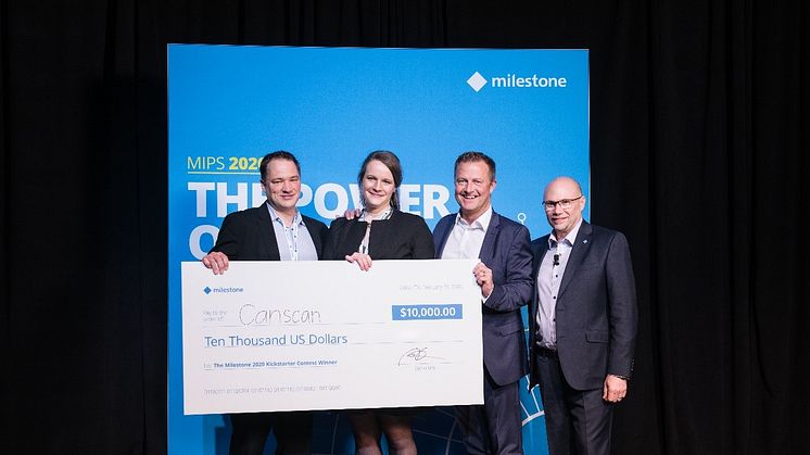 Canscan Inc. wins Milestone Community Kickstarter Contest and prizes worth USD 65,000
