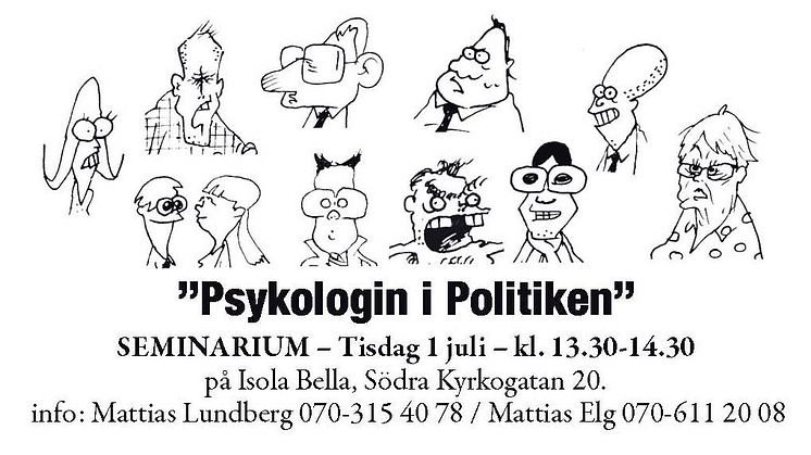 Varför blir svenska politiker aldrig förbannade?