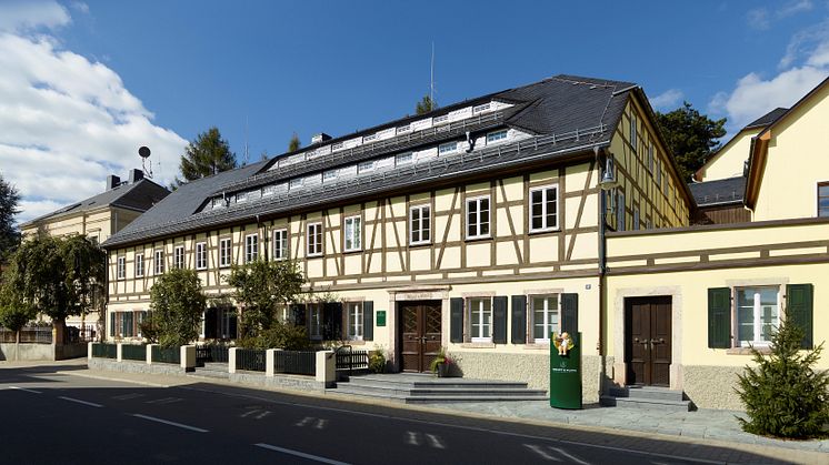 Stammhaus der Manufaktur Wendt & Kühn in Grünhainichen und Sitz der Wendt & Kühn-Welt