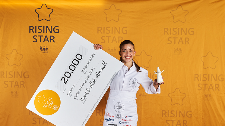 Rebecca Siri Corbo vinder kokkekonkurrencen for talenter - Rising Star 2023