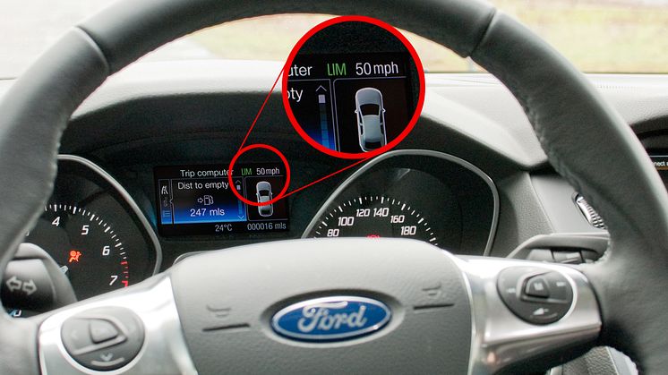 Undvik fortkörningsböter med Fords fartbegränsare