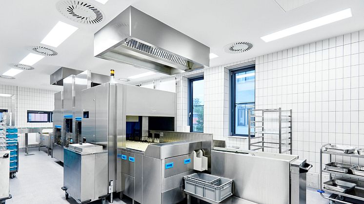 Die Spülmaschine M-iQ BlueFire von Meiko wurde mit dem Cooking Award 2023 in Gold ausgezeichnet.
