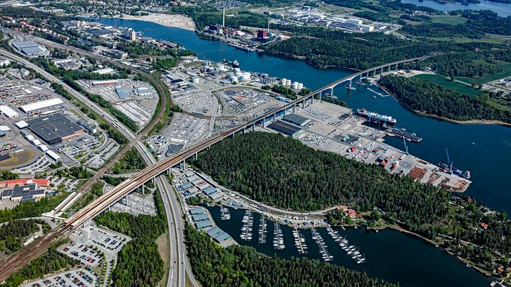 Södertälje kommun har föreslagits som ny urban nod i det europeiska transportsystemet. Pressbild.