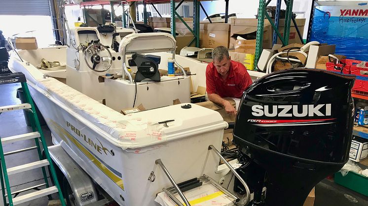 Mastry Engine Centers are offering boaters the chance to 'Go Green' by trading in their older two stroke outboard when upgrading to a Suzuki four-stroke outboard