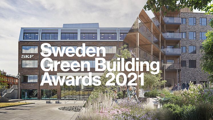 SKF:s nya huvudkontor och Sköndalsvillan är finalister i Sweden Green Building Awards 2021 
