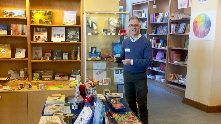 Claude Million, neuer Co-Geschäftsführer der Buchhandlung am Goetheanum (Foto: Sebastian Jüngel)