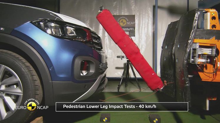 VW T-Cross Euro NCAP testing montage May 2019