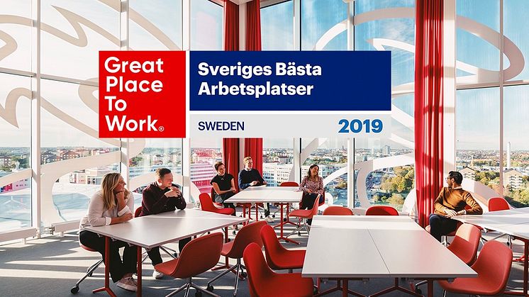 Tre är en av Sveriges bästa arbetsplatser 