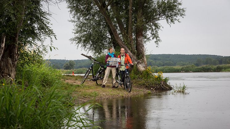 Mit dem Fahrrad an der Oder unterwegs (TMB-Fotoarchiv/Yorck Maecke)