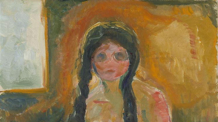 Edvard Munch - Sittende akt, 1913