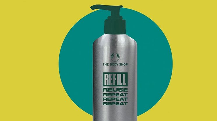 The Body Shop relanserar refill i sina butiker med start i April i Sverige.