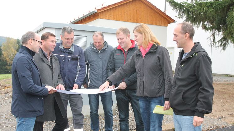 Neues Schalthaus samt Erdverkabelung in Pleystein