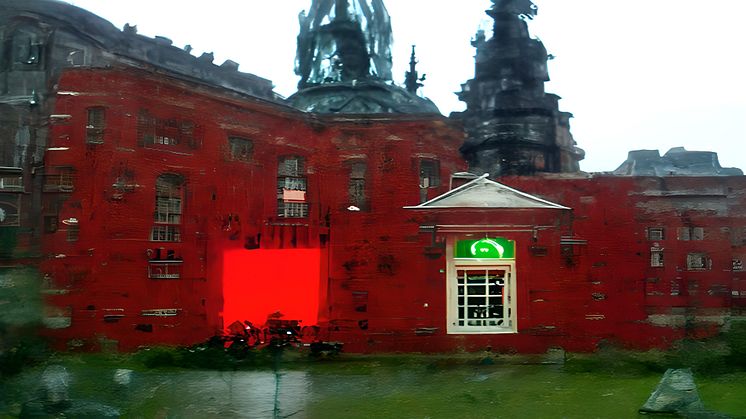 Billedet indgår i Det Syntetiske Partis designserie for et nyt Christiansborg