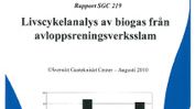 C SVU-rapport C SGC219: Livscykelanalys av biogas från avloppsreningsverksslam (avlopp)