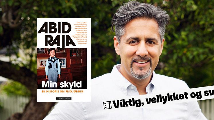 Noe av det viktigste som er skrevet om oppvekst mellom to kulturer i Norge, skrev Willy Pedersen i Morgenbladet om Min skyld av Abid Raja som nå har passert et opplag på 100 000 bøker