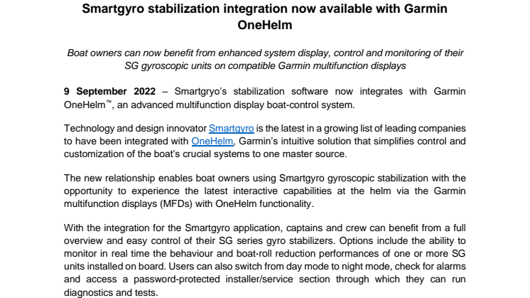 Sep 2022 - Garmin OneHelm Integrates with Smartgyro Stabilization_final_approved.pdf
