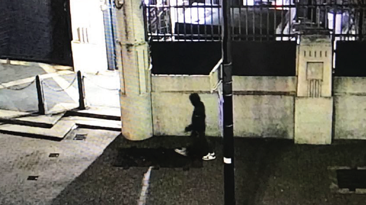 CCTV image from Albert Embankment approaching Vauxhall Bridge
