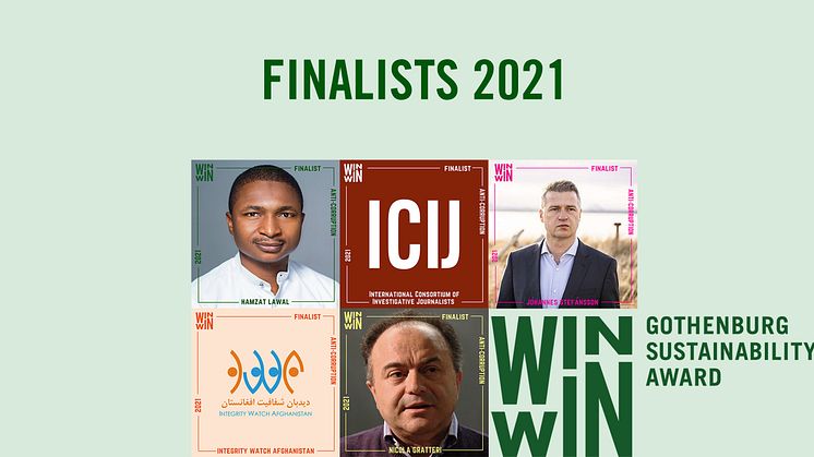 World leading sustainability award draws attention to anti-corruption heroes - here are this year's finalists