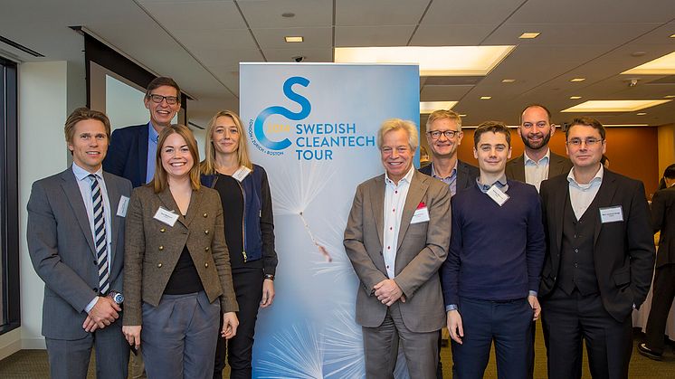 Svenska cleantech-startups avrundar internationell turné i kapitaltäta Boston