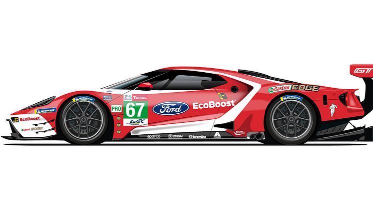 Ford hylder Le Mans-sejre med unikke Ford GT-design
