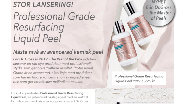 Lansering: Professional Grade Resurfacing Liquid Peel
