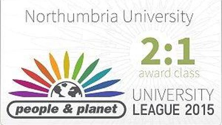 Northumbria University awarded 2:1 in environment and ethics university rankings