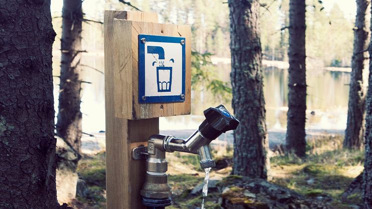Det är fjärde året som regeringen, via HaV, satsar på att trygga tillgången till dricksvatten. Över 400 projekt har tidigare fått stöd. Foto: Maja Kristin Nylander