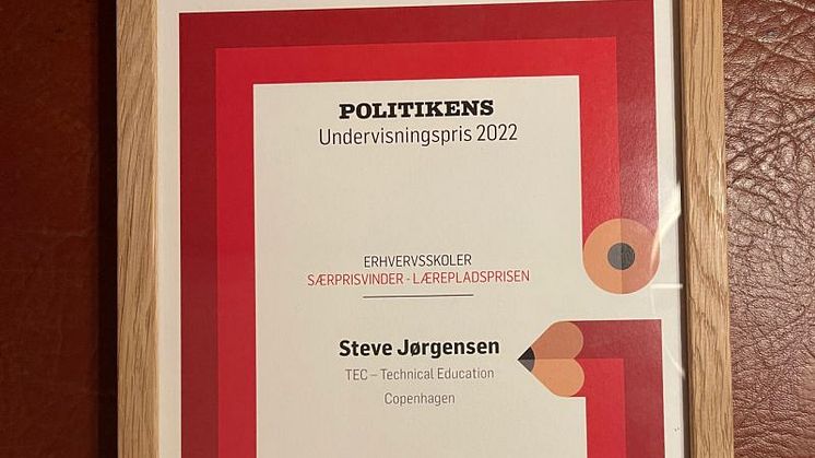 Steve Jørgensens pris