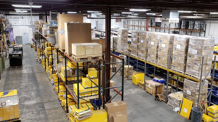 VETUS MAXWELL’s new warehouse space at its Maryland headquarters