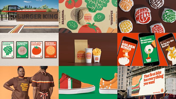 Burger King utvecklar sin varumärkesidentitet - första totala omprofileringen på 20 år