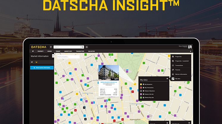 Datscha Insight™ låter användarna visualisera sin kunskap på ett enkelt och tydligt sätt.
