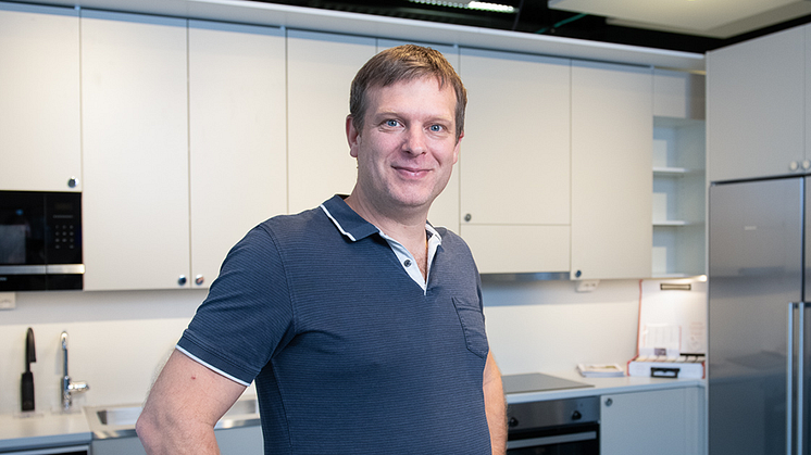 Anton Lundholm, CEO för PartGroup. Glad och stolt vinnare av Stora Byggpriset 2021.