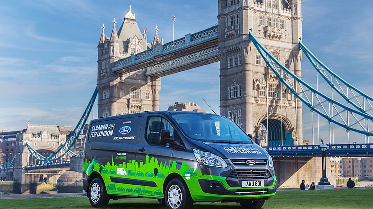 Ladbare varebiler fra Ford skal gi bedre London-luft