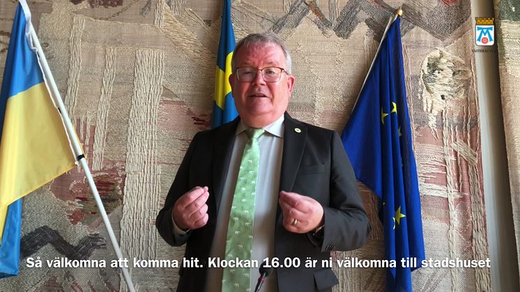 Kommunfullmäktiges ordförande Anders Teljebäck (S) inför kommunfullmäktige 1 september 2022