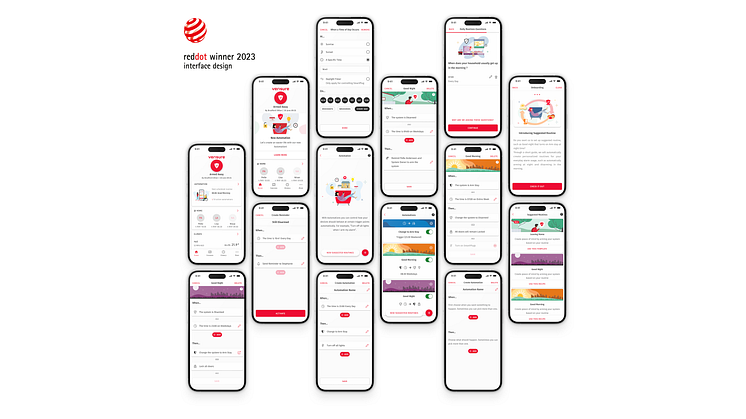 Verisure-appen har vunnet en pris i prestisjetunge Red Dot Design Awards 2023.