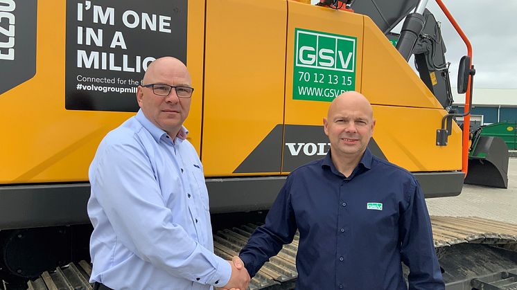  Rene Schelhase, säljare på Volvo och  Jesper Lykke Jensen, operativ chef på GSV.