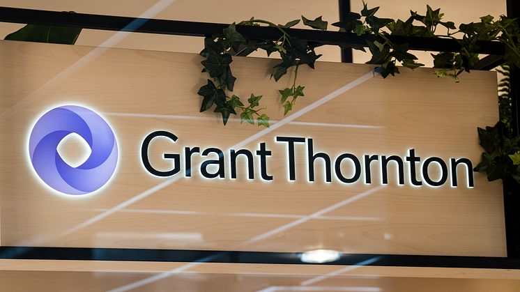 Grant Thornton logotype i reception