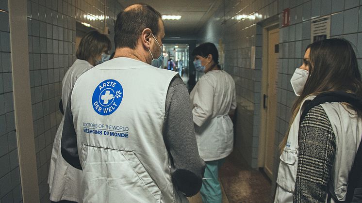 Ärzte der Welt e. V. im Einsatz in der Ukraine. (Foto: Pietro Chekal)