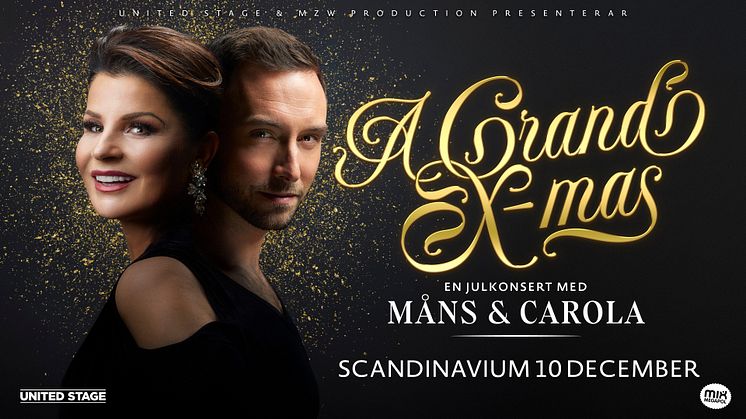 Glittrande julkonsert med Måns Zelmerlöw och Carola Häggkvist på Scandinavium