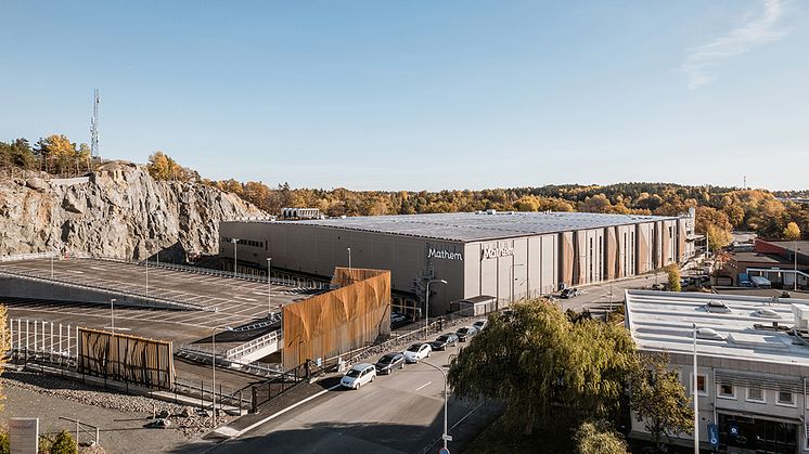 <span>Mathems automatiserade logistikanläggning i Larsboda, vinnare i årets bygge 2023 kategori Logistik Industri/Logistik/Butik. </span>